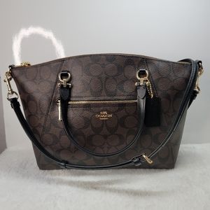 Coach Preirie monogram brown